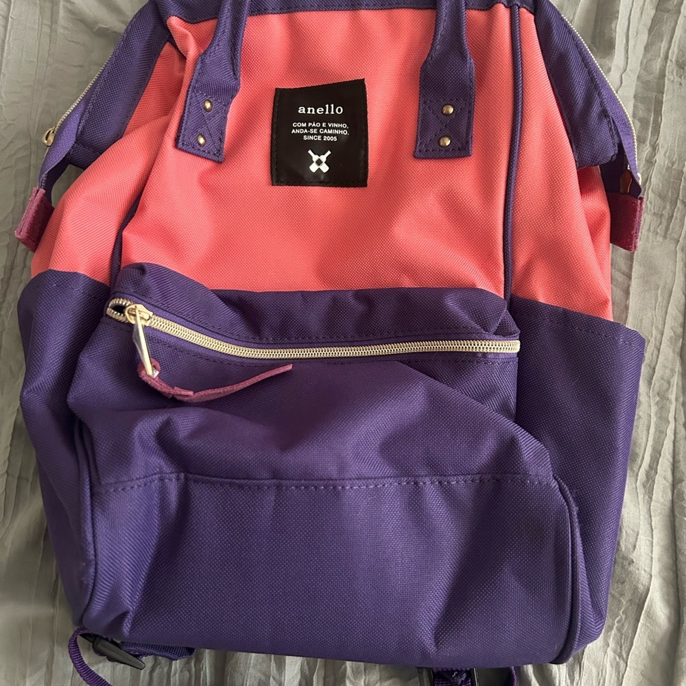Anello pink and purple backpack